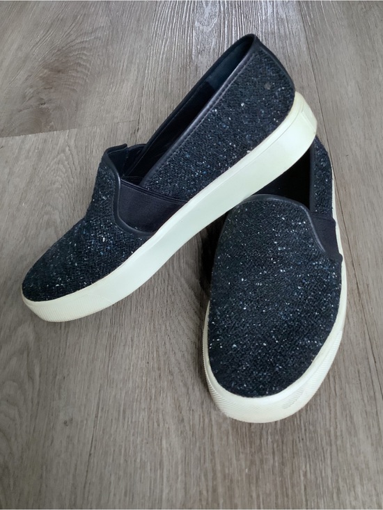 Vince Shoes - Vince Blair Slip-On Women's Sneakers in Navy Tweed with White Sole 5.5M